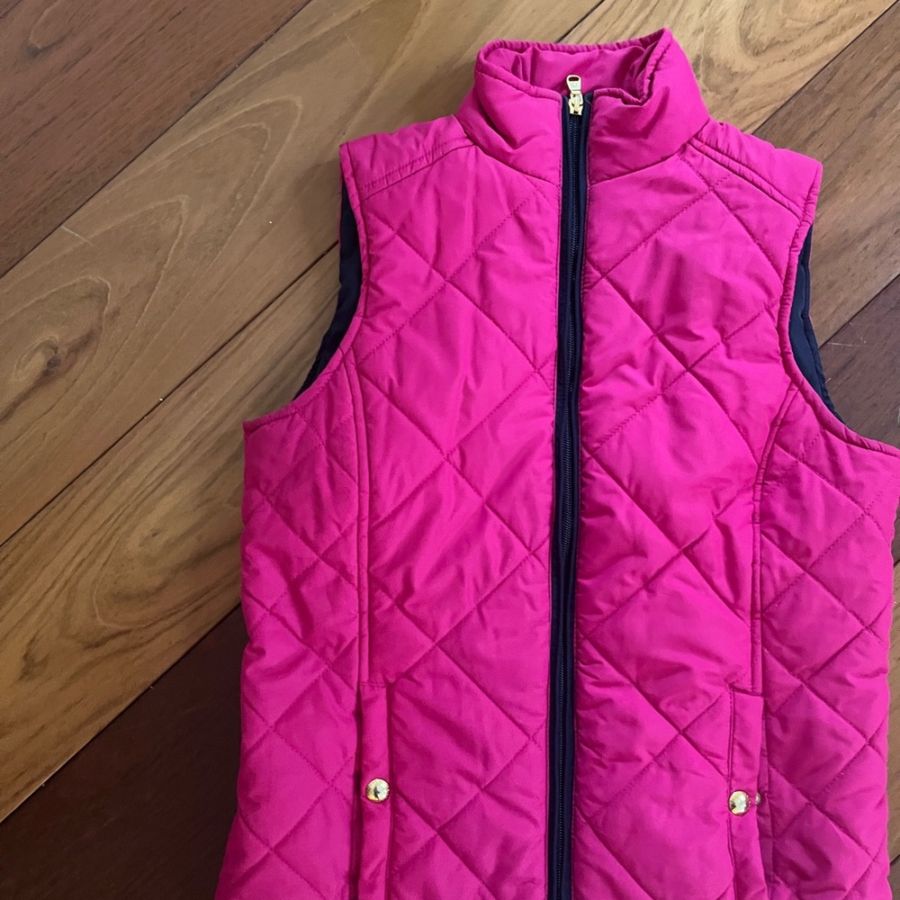 Lauren Ralph Lauren Pink Quilted Vest